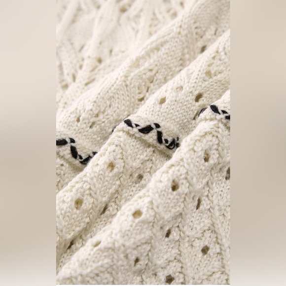 Crochet Eyelet See Through Midi Dress - Picture 8 of 10